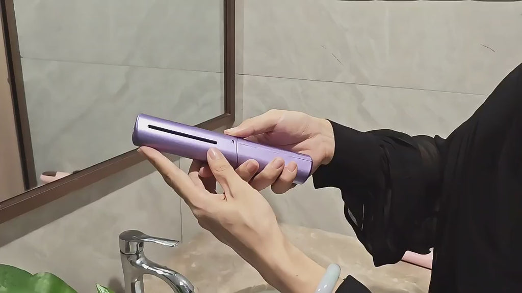 GlamEase Rechargeable Hot Comb Hair Straightener